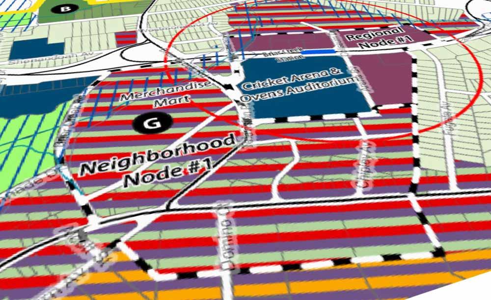 Neighborhood Node Example Concept FUTURE LAND