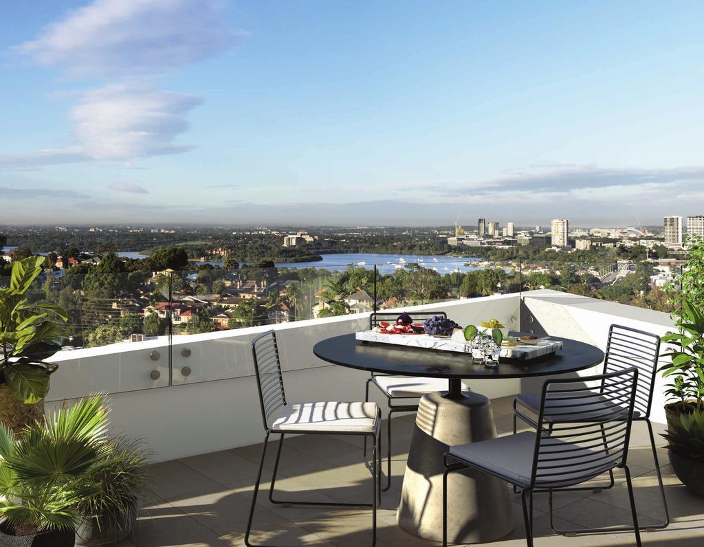 20 21 Sky Gardens apartments have been ingeniously designed to harness wonderful views from a host of different vantage points.