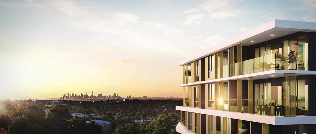 4 5 Commanding, majestic district, harbour and city skyline views from its elevated vantage point, the superb new Sky Gardens development is one of a kind.