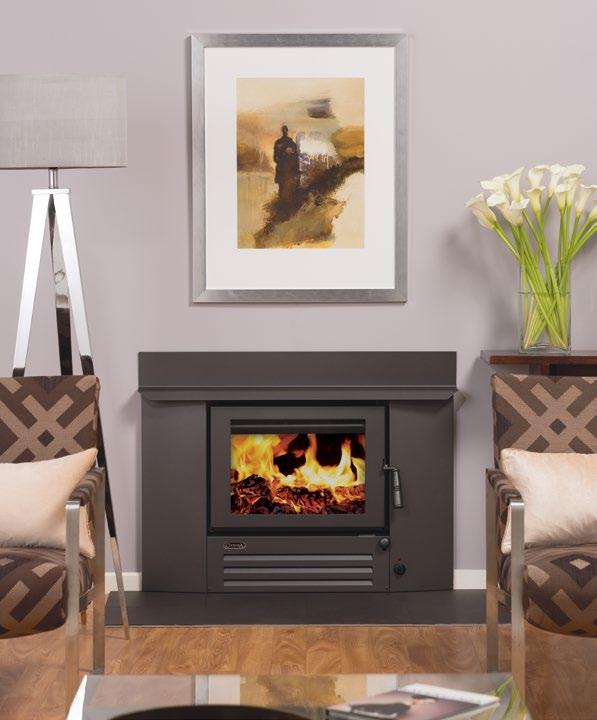 66% SETTLER I500 1.3g/kg The Settler I500 is a stylish heater that heats up to 22 squares* and will enhance any fireplace.