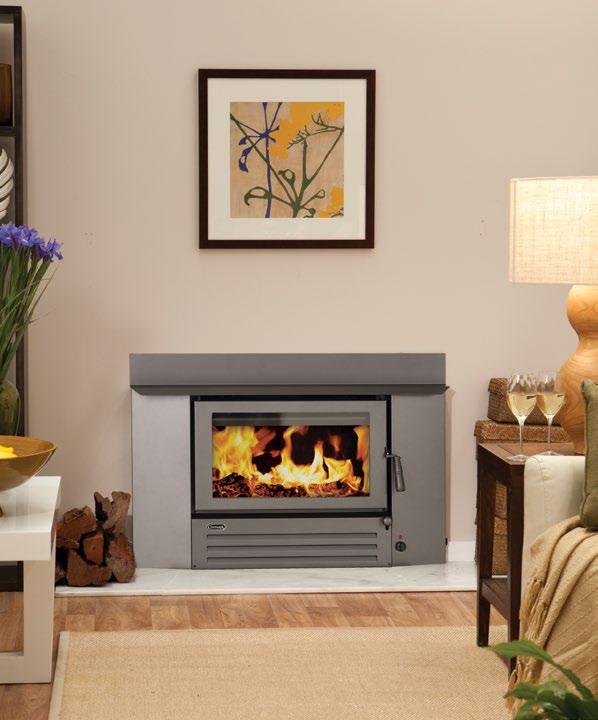 SETTLER I600 55.6% 2.0g/kg The Settler I600 is a finely crafted woodheater that will heat up to 28 squares* and will add elegance to your fireplace.