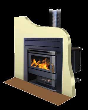 The Jindara Duo has been developed to fill the demand for a rugged, efficient and powerful double fronted woodheater.