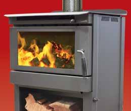 Sturt The Sturt pedestal is a multi-purpose woodheater, usable for both heating and cooking. You can boil or sier on either the front or back top shelf of the woodheater.