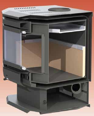 Stylish and modern appearance Angled top plate to deflect fan air downwards One piece ambient bay view glass window Robust
