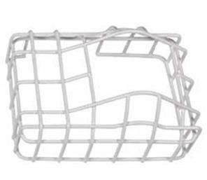 STI-9845 Galvanized steel cage coated with white polyester for the protection of linear OSI smoke detectors from accidental or malicious blows that could misalign