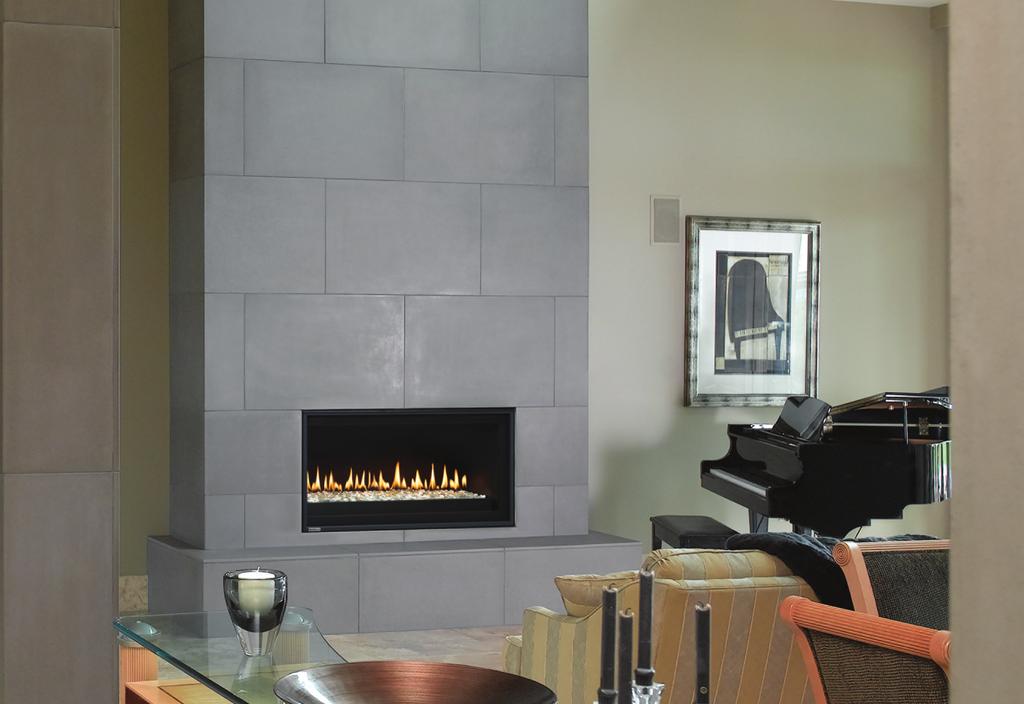 with a Porcelain firebox liner, burner modulation, or Multi-speed fans to customize a fireplace