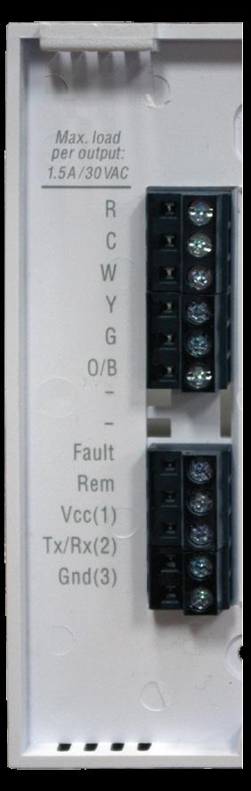 Connecting Thermostat Output Configuration For Terminals 24 VAC