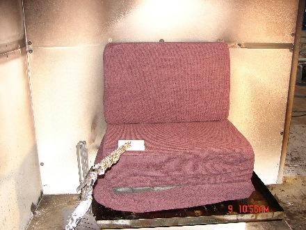 in smoldering furniture or polyurethane foam chair mockup fire scenarios.