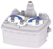 Above the floor duplex system Pump Type: GRINDER Discharge up to: 6 Ft. and/or 28 Ft.