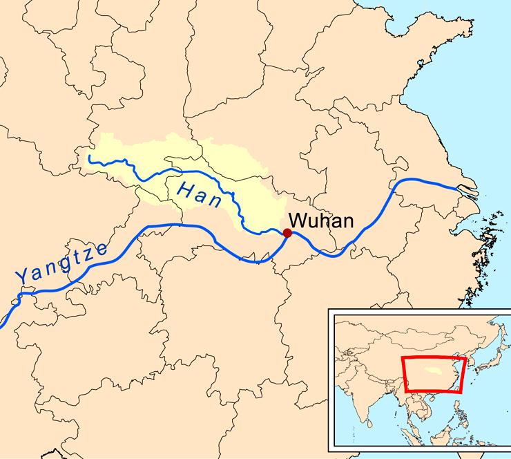 Wuhan City Location: Central China Located at the confluence of the Han River with Yangtze