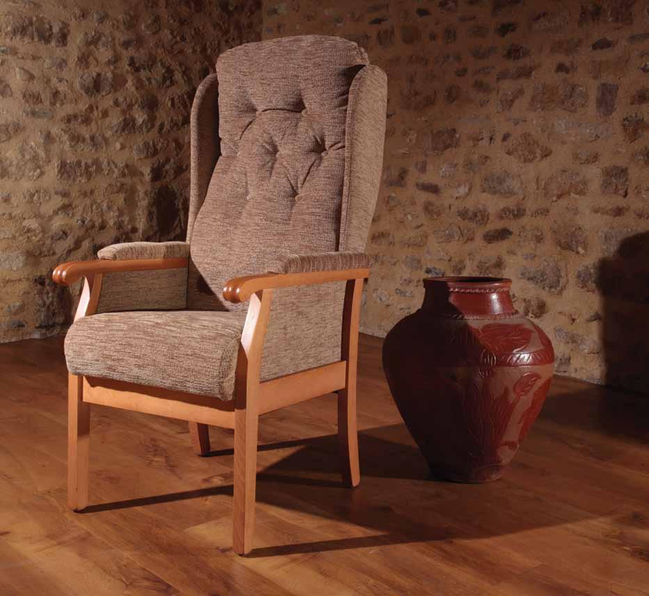 Rivington Supreme comfort made to measure This top of the range fireside chair provides the very highest levels of comfort.