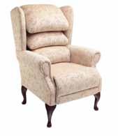 8cm / 33 122cm / 48 Overall height 110.5cm / 43½ 110.5cm / 43½ Weight limit 25 stone / 158.8kg Single-motor (3-way action) One size 2-seater sofa Seat height 45.7cm / 18 48.8cm / 18 Seat width 50.