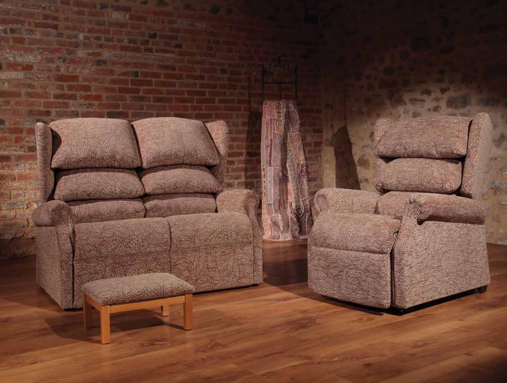 Ambassador Outstanding levels of comfort and styling To help you create the perfect combination of traditional comfort and modern styling with your Ambassador Riser Recliner, we offer a static