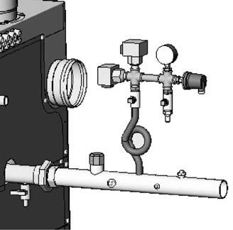 gas pressure switch The kit includes a gas pressure switch, which can be connected directly to the gas line inside the boiler.