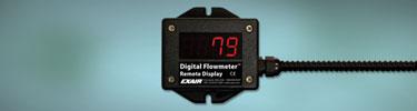 EXAIR Digital Flowmeter Digital Flowmeter Model # Pipe Size Range 9090 ½ (Schedule 40 iron) 1-90 SCFM 10 9090-M3 ½ (Schedule 40 iron) 2-153 m3/hr 9090-DAT ½ (Schedule 40 iron) 1-90 SCFM 9090-M3-DAT ½