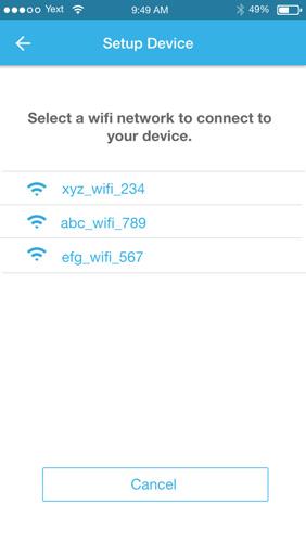 Select your Wi-Fi network and tap