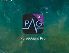 Next, go to the tablet and launch the PulseGuard Pro Software.