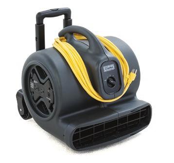 Also great for quicker carpet drying during carpet cleaning, and wherever movement of air is needed.