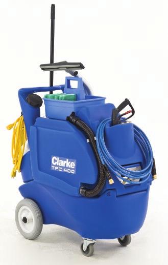 With the 20 gallon solution tank and 13 gallon recovery tank, the TFC 400 cleaner gives you the ability to tackle the really big cleaning jobs quickly and thoroughly.