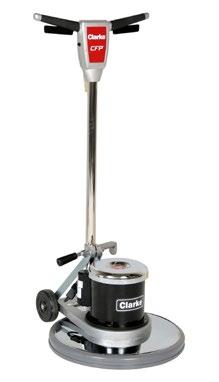 Use for scrubbing, chemical-free floor finish removal, and wood floor refinishing 4 gallon solution tank feeds cleaning solution to the pad (high speed model) Heavy cast components provide durability