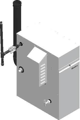 Figure 4-3 Gas Supply Piping - Model 501 GAS SUPPLY SEDIMENT TRAP/ DRIP LEG MANUAL SHUTOFF VALVE (FACTORY SUPPLIED) UNION (FACTORY INSTALLED) Figure 4-1 Gas Supply Piping - Models 151-200 IMG00398