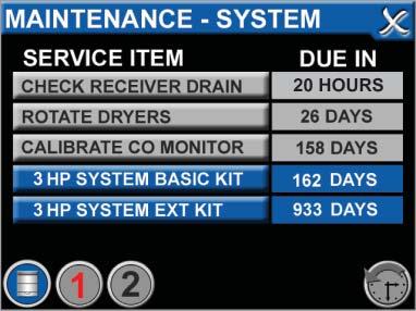 Appendix D: TotalAlert Embedded Control System D.2.8 5.7 Maintenance Screen The maintenance screens (Figure D.
