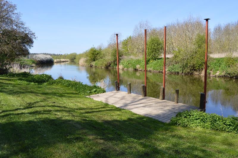 Landing Stage River Avon Paddock The paddock is screened from the property by a
