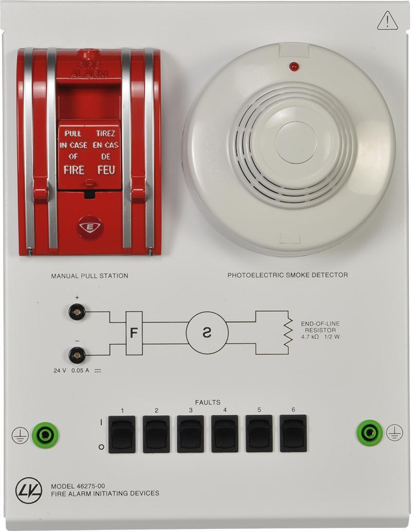 The Single-Zone Fire Alarm Control Panel includes two standby batteries mounted in the module to power the system during temporary power interruption.