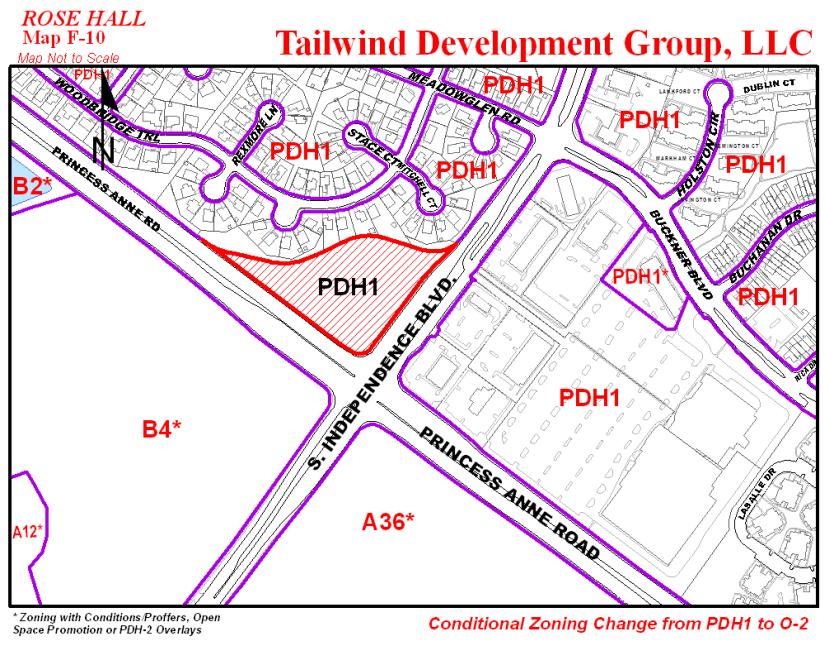 12 January 12, 2011 Public Hearing APPLICANT: TAILWIND DEVELOPMENT GROUP,LLC PROPERTY OWNER: CITY OF VIRGINIA BEACH STAFF PLANNER: Faith Christie REQUEST: Conditional Change of Zoning (from PD-H1