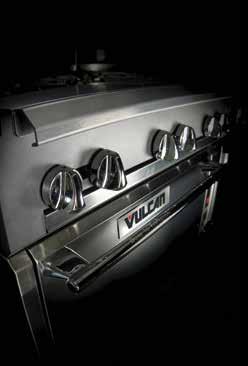 U shaped burners Infinite heat control valves VCRG24-M 24,