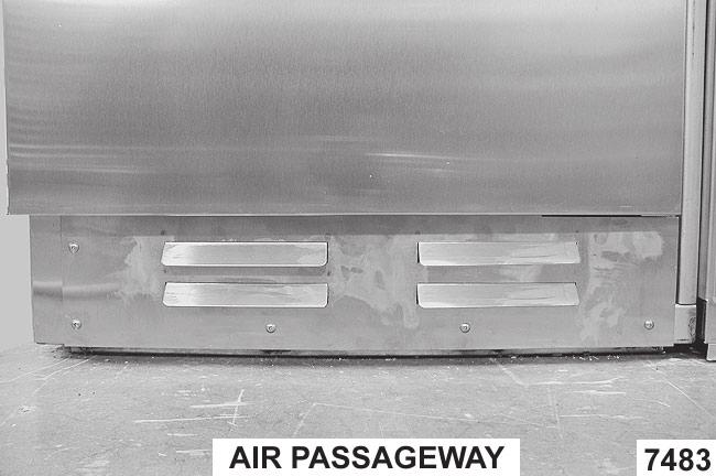 Clear objects blocking all burner compartment air passageways. B. Clean all burner compartment air passageways of dust and/or lint accumulation. Fig. 7 Fig.