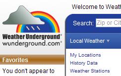 Click the Register my Personal Weather Stations link under Upload Your Data to