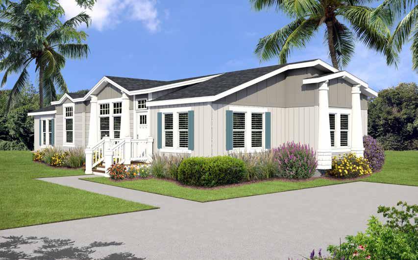 WC12 60 x 26-2 3 bed-2 bath 1534 sq. ft. Shown with optional exterior elevation 60'-0" T4618FG T4618FG T4618FG T4618FG 2 BED #2 11'-0" x 10'-5" DBL. DOORS D DESK LAUNDRY CABINETS &L.