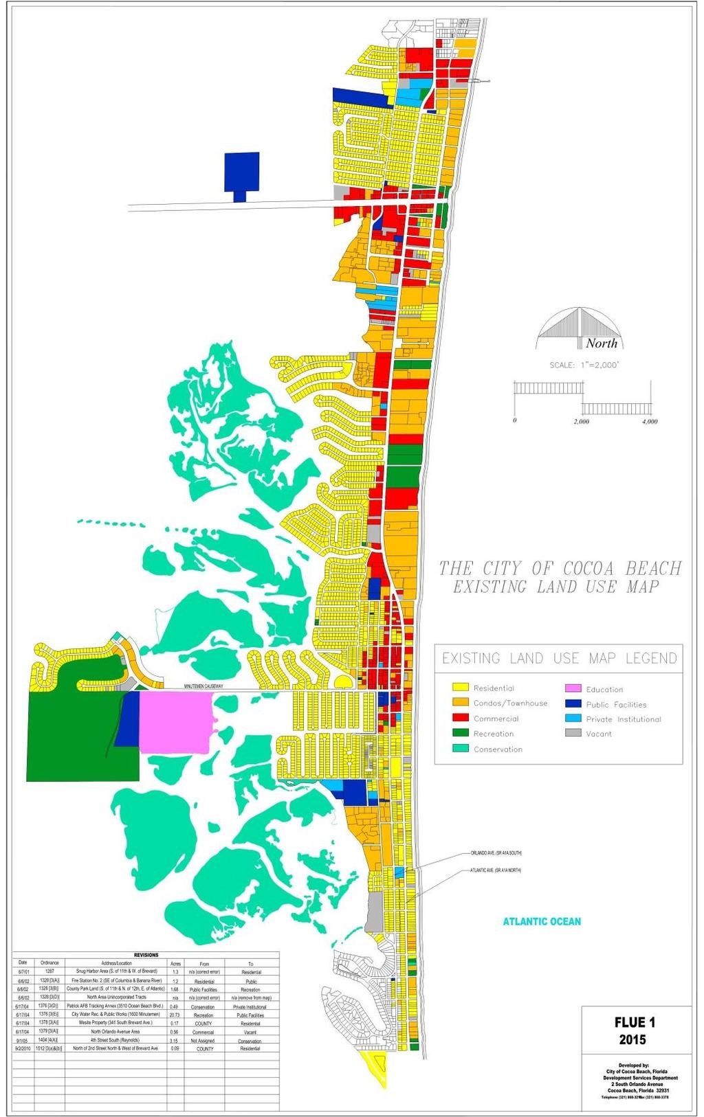 FLUE Map 1 Existing Land Use (2015) City of