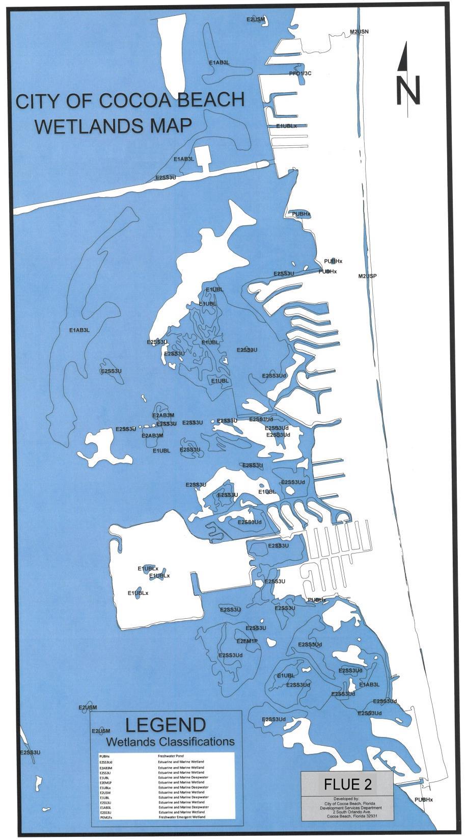FLUE Map 27 Wetlands Map (2015) City of