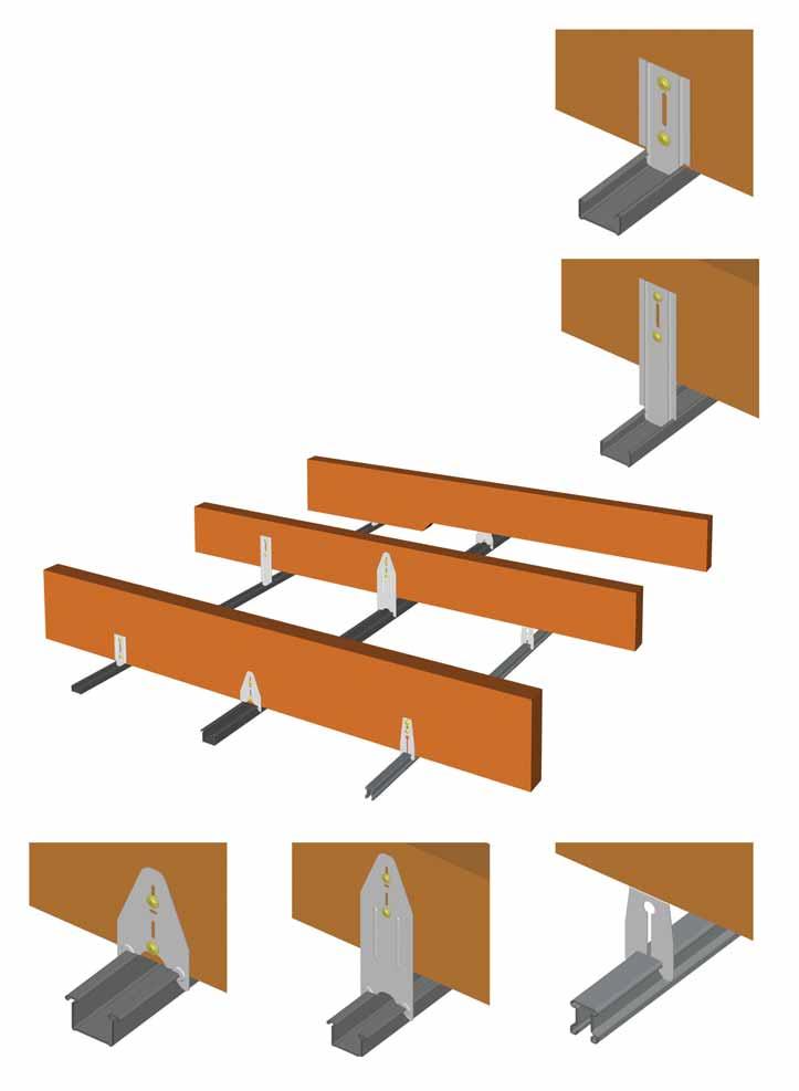 Installation Guide - Direct Fix Ceilings The Studco Concealed Ceiling System has a range of options for direct fixing of battens and furring channels in ceiling applications (as shown in Fig 1).