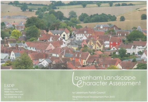 from the Lavenham Landscape Character Assessment Front cover (showing photo by Karen Roe) of the Landscape Character