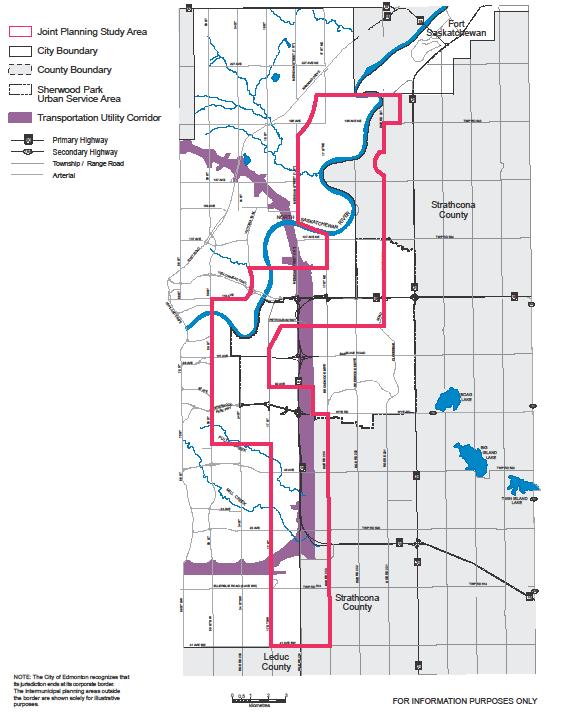 142 Map 23: Intermunicipal Planning: Strathcona