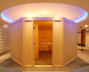 All cabins come complete with a full height safety glass door, benches, a traditional rock sauna