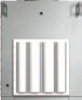EASY FILTER MAINTENANCE Hinged access door and filter sealing mechanism facilitates quick, easy and tool-free filter installation and replacement.