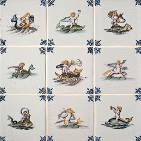 5X5 DECORATIVE TILES 16 different designs in each