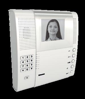 D45 Handsets BLACK & WHITE VIDEO AND AUDIO HANDSETS BTicino offers 8 defense alarm areas black and white indoor