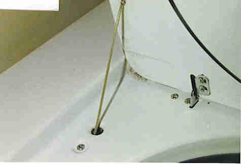 Door Cables O n older dryers door cables support the hamper style door. When the cables snap the door falls and gradually buckles from the weight of the clothes.