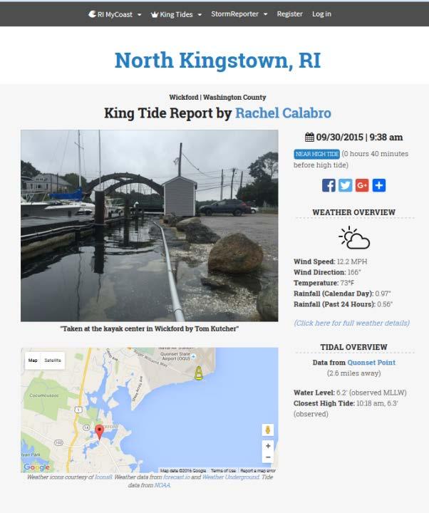 King Tide Report