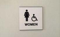 KJ-1601 Restroom Women s / Wheelchair ADA -