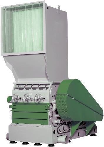 H Series The heavy duty granulators of the H 60 and 70 series offer a wide array of different rotor designs with widths ranging from 800mm to 1600mm with a diameter of 600mm.