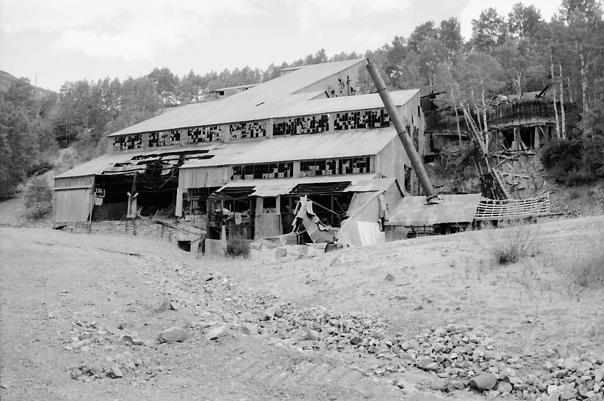 Silver King Mine Site Mill Building (east elevation