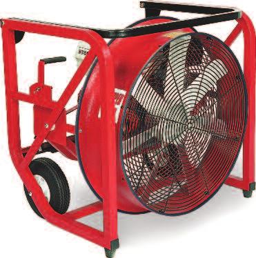 4Adjustable and portable J670 Direct Drive Gas Smoke Ejector Positive/Negative Pressure Ventilators This is the most powerful 16" fan in the industry.