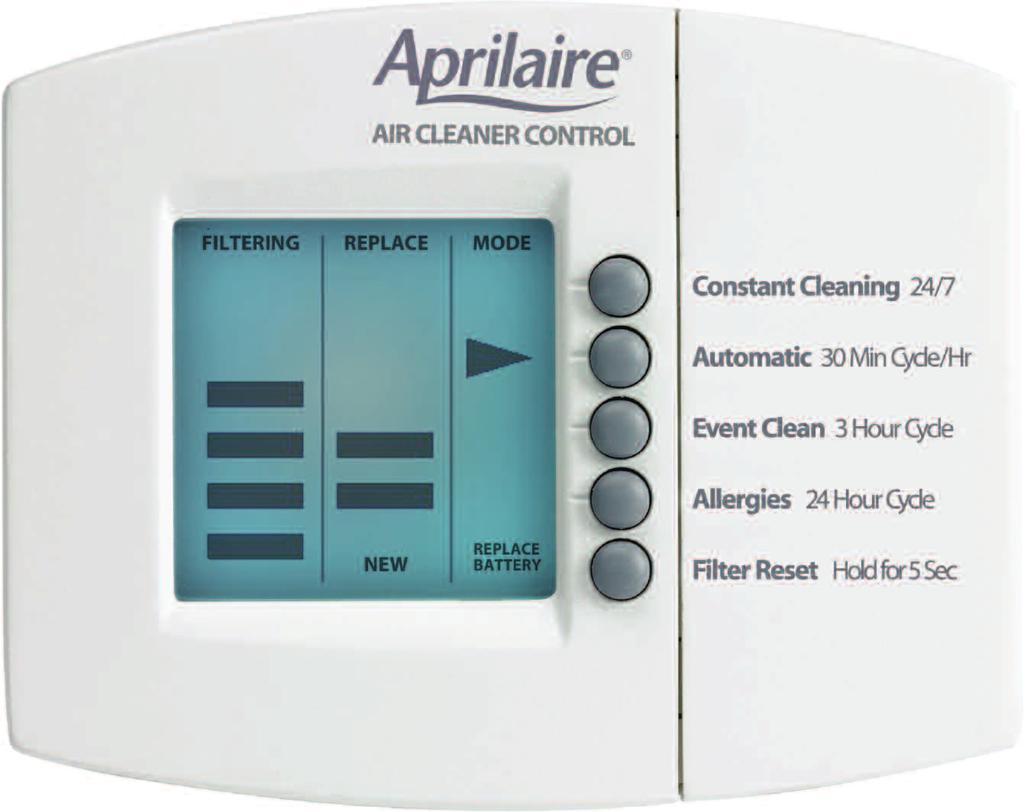 Air Cleaner Control offers active control and visibility.