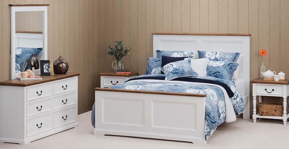 $599 Queen Bed W1660 x D2226 x H1353mm Montana Bedroom Range Two